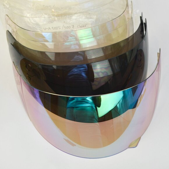 Lot NOS Motorcycle Snowmobile Helmet Face Shield Visors Clear & Tinted V-A 5005 - Picture 3 of 5